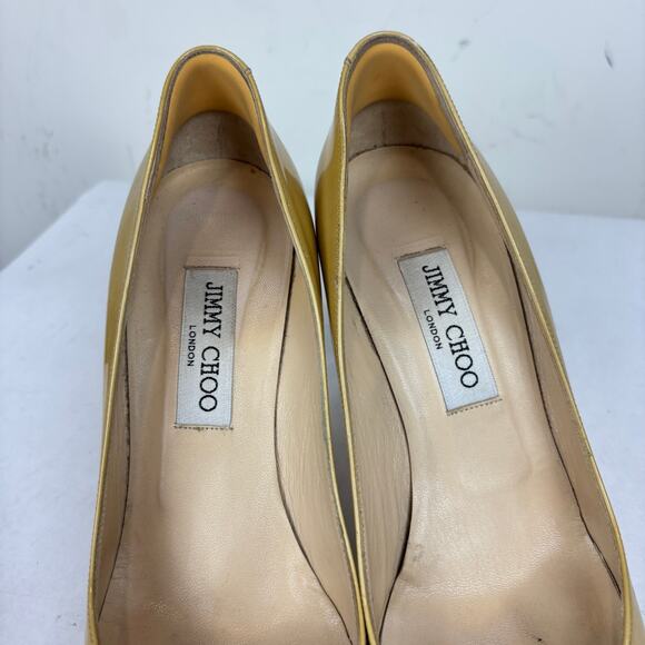 Jimmy Choo Patent Leather High Heels Pumps Women's 39 US 9 - Picture 10 of 13